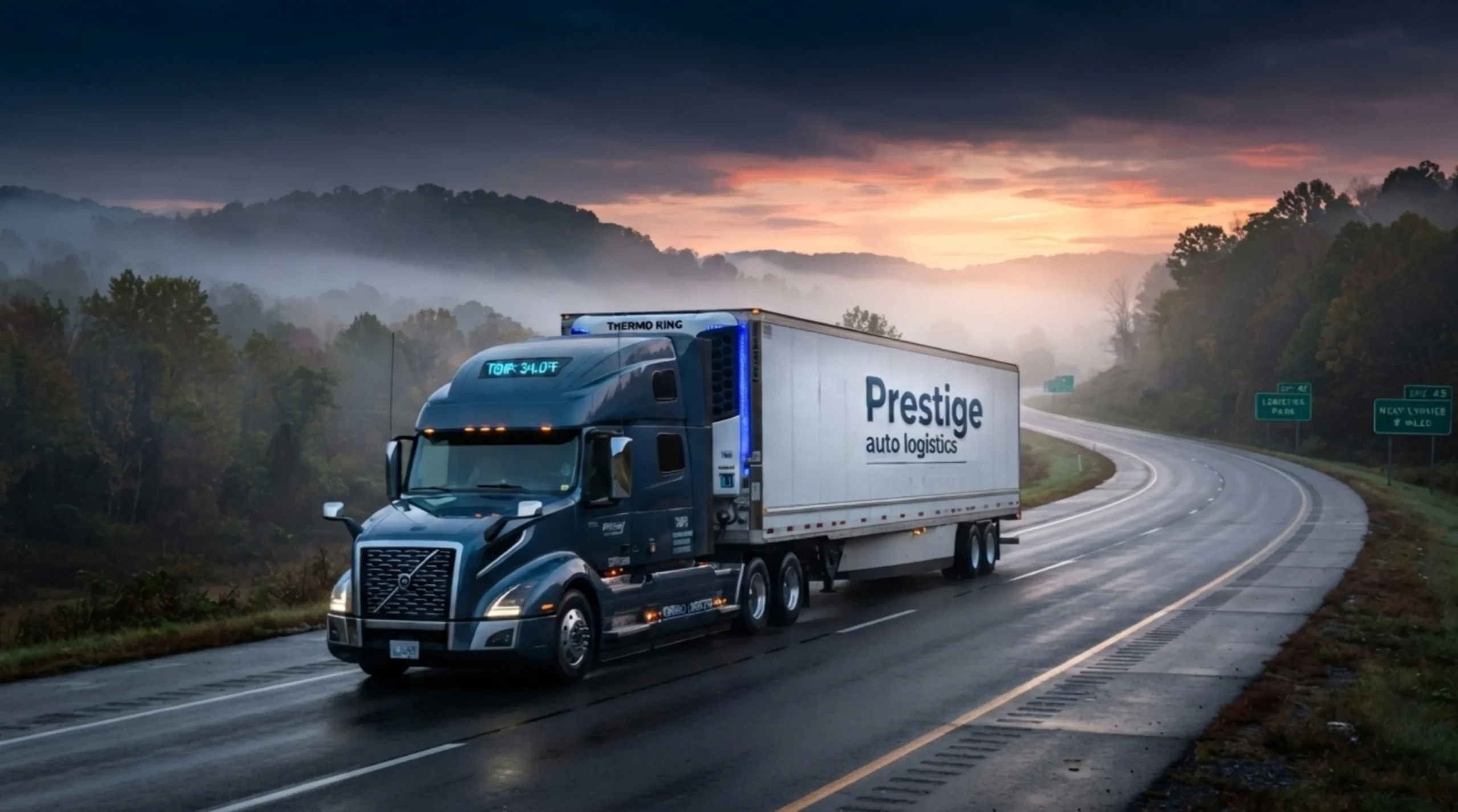 53ft Reefer Temperature-Controlled Freight Dispatch