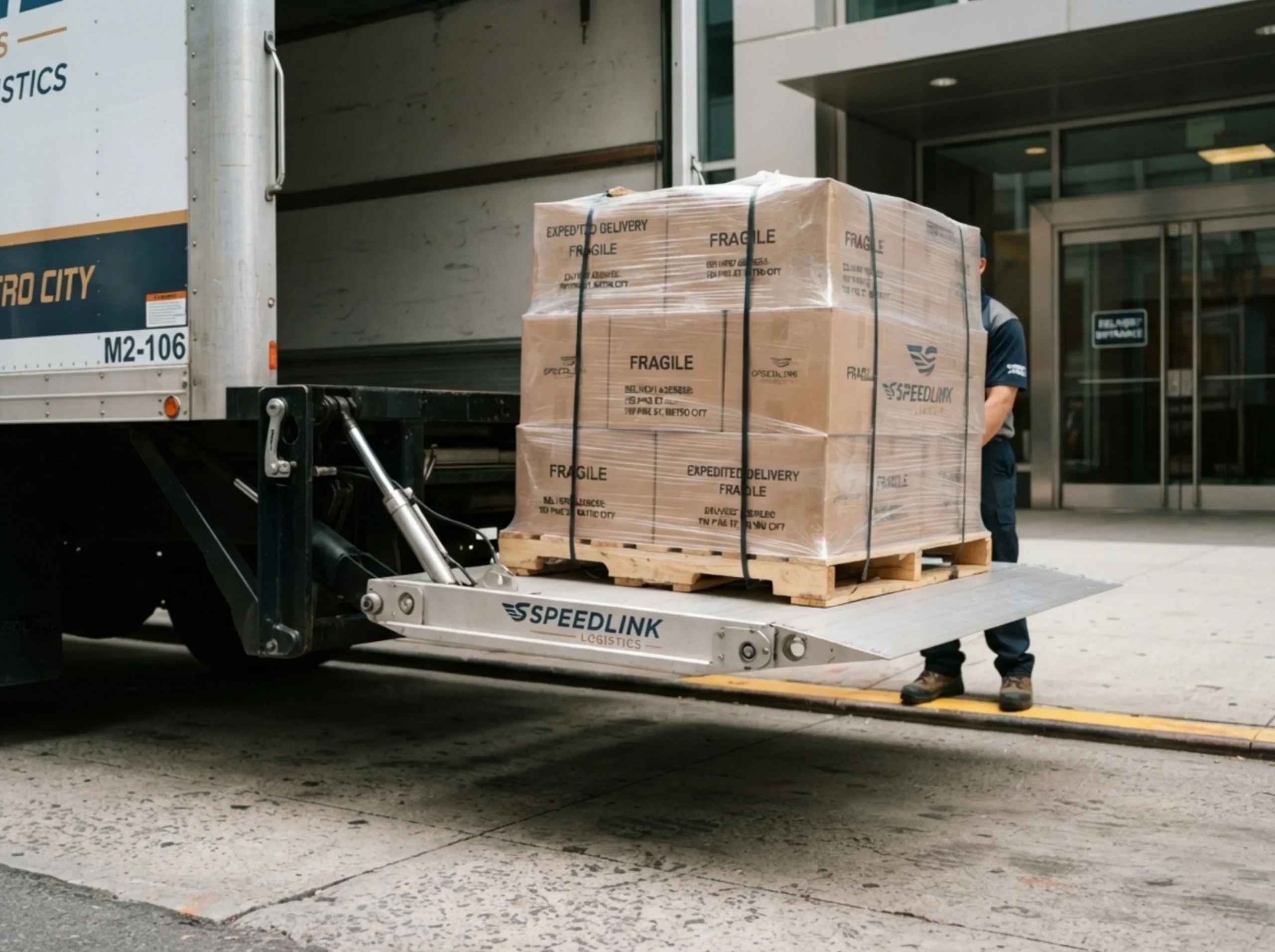 Liftgate Box Truck Delivery